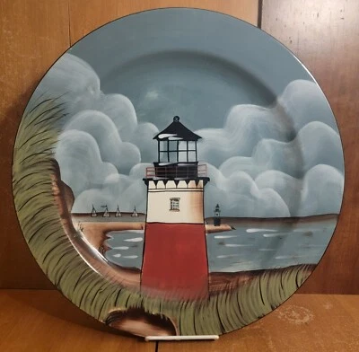 Sakura BY THE SEA 16" chop plate / Round platter, David Carter Brown, Very good - Image 1 of 4