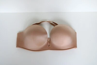 VS Victoria’s Secret bombshell bra size 34C Strapless Bra Adds 2 Cups Beige Nude - Image 1 of 4