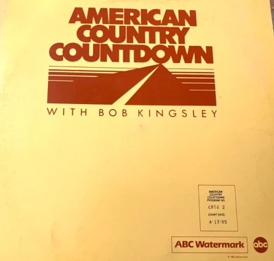 4/13/85 BOB KINGSLEY'S AMERICAN COUNTRY COUNTDOWN: CONWAY TWITTY, KEITH STEGALL - Image 1 of 4