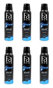 Fa Men Kick Off Deodorant & Bodyspray Deo Spray , 6x150ml EAN4015100429008 - Bild 1 von 1