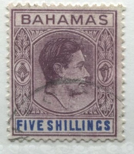 Bahamas KGVI 1938 5/ used - Picture 1 of 1