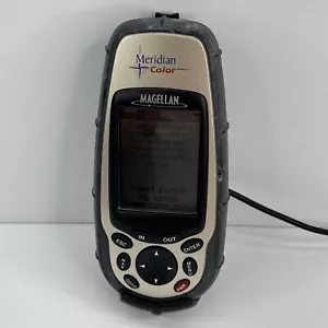 Magellan GPS Meridian Color Handheld Unit Outdoor Hiking Receiver - TESTED - Picture 1 of 6