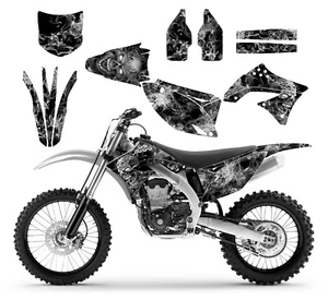 KX 450F 2009 2011 KXF450 kit de gráficos 24 mil carreras vinilo metal zombie - Imagen 1 de 14