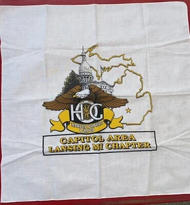 Harley Davidson Motorcycles Owners Group HOG Capital City Lansing MI Bandana WHT - Bild 1 von 3