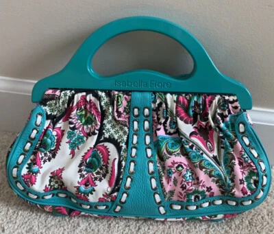 Isabella Fiore редкая синяя ручка сумочка - $295 - Saks Fifth Ave - новый с Ярлыками - Изображение 1 из 4