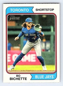 2023 Topps Heritage #360 Bo Bichette - Picture 1 of 2