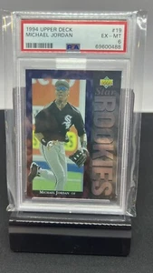 1994 Upper Deck Michael Jordan #19 PSA 6 EX-MINT Star Rookies basketball - Picture 1 of 2