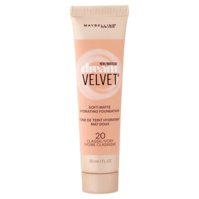Maybelline New York Dream Velvet Soft-Matte Hydrating Foundation, Classic Ivory - Image 1 of 2