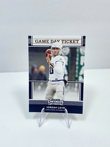 Jordan Love 2020 Panini Contenders Draft Picks Game Day Ticket Insert #22 RC 🔥