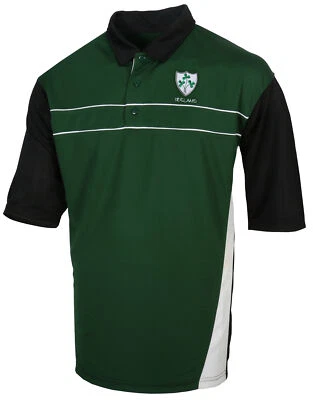 Camiseta polo Shamrock Crest Breathlite irlandesa de rugby para hombre - verde, XXL Foto 1 de 2