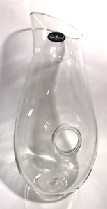 Luigi Bormioli Glass Carafe or Pitcher Water or Wine Modern 12 Inch Italy - Picture 1 of 10