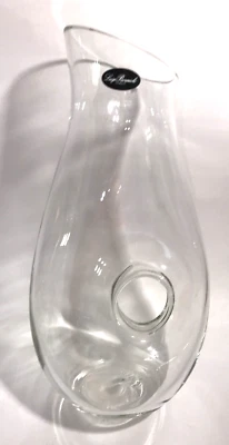 Luigi Bormioli Glass Carafe or Pitcher Water or Wine Modern 12 Inch Italy - Image 1 of 4