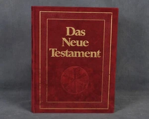 Das Neue Testament - Deutsches Neues Testament (1982, HC) vergoldet auf Wildleder Samtbezug - Bild 1 von 5