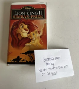 SAFE Der König der Löwen II Simbas Stolz VHS (LSX) L106 LEER Wertsachen Versteck - Bild 1 von 6