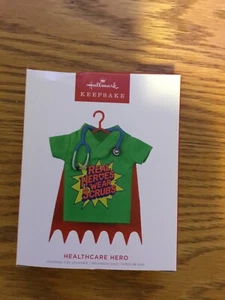 Real Hero’s Wear Scrubs Hanging Xmas Tree Ornament Hallmark New - Picture 1 of 3