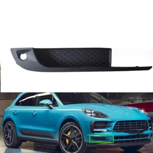 Right Front Bumper Lower Grille Fog Lamp Light Cover For Porsche Macan 2019-2021 - Picture 1 of 5