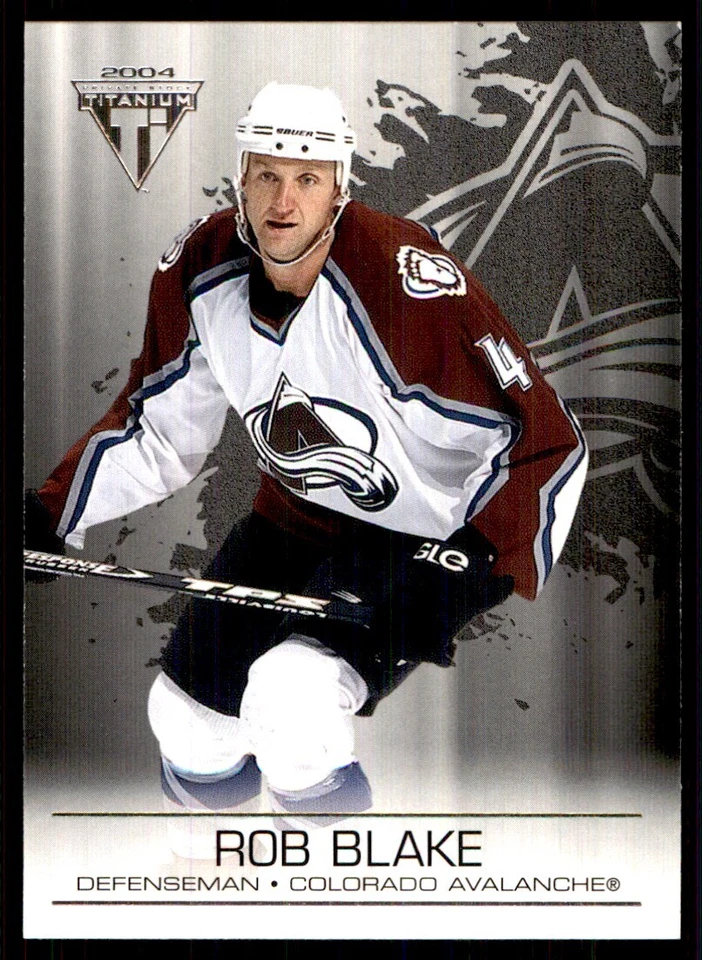 2003-04 Pacific Private Stock Titanium Rob Blake Colorado Avalanche #28 - Image 1 of 2