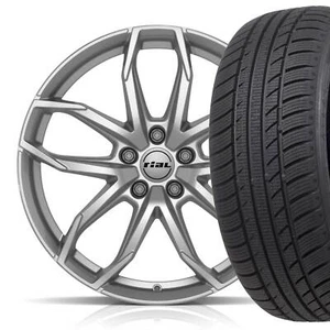 ABE Winterradsatz Rial Lucca Silber Winterreifen 235/55 VW Tiguan R-Line ab 16 - Bild 1 von 5