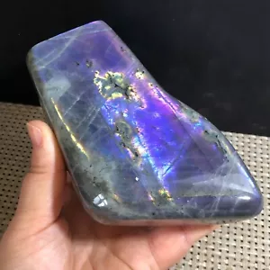 748g Top Labradorite Crystal Stone Natural Rough Mineral Specimen Healing - Picture 1 of 18