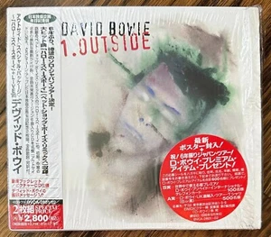 David Bowie / 1. OUTSIDE (BVCA-2801/02) — JAPAN 2CD WITH OBI, SLIPCASE, POSTER - Picture 1 of 9