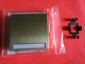 Jung Schalter Wippe LS 990 Ko go Kontrollwippe Gold eloxiert mit Schriftfeld - Bild 1 von 1