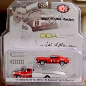 1/64 Allan Moffat 1969 Boss 302 Trans Am Mustang with Ford F-350 Ramp Truck - Picture 1 of 4