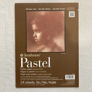 Strathmore 400 Series Assorted Color Pastel Paper Pad 9"X12"-24 Sheets 80 Lb - Picture 1 of 6