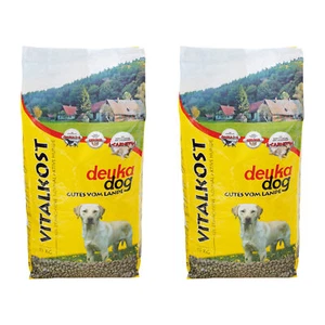 2 x deuka dog Vitalkost 15 Kg Hundefutter Trockenfutter Geflügel Vollnahrung - Bild 1 von 1