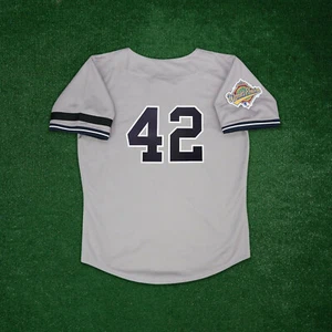 Mariano Rivera 1996 New York Yankees Cooperstown Men's Grey World Series Jersey - Picture 1 of 7