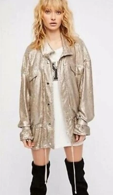 Free people блестками куртка xs/s новый с Ярлыками $248 Рекомендуемая розничная цена производителя - Изображение 1 из 4