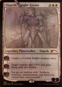 MTG - Elspeth, Knight-Errant (Sketch) [Secret Lair Drop Promos] - Picture 1 of 1