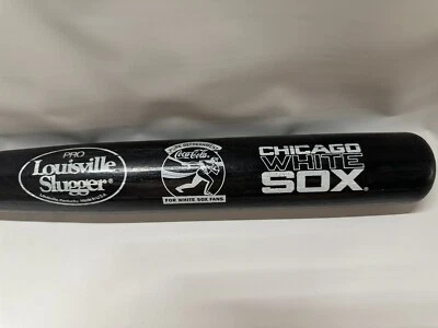 Murciélago de recuerdo Coca Cola Chicago Slugger de madera de 30 pulgadas Louisville Slugger Foto 1 de 4