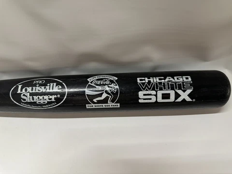 30 Inch Wood Louisville Slugger CHICAGO WHITE SOX Coca Cola Chicago Souvenir Bat Cover