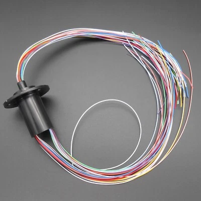 22MM 24*2A 24 Wires,2a  24 Conductors Circuits Capsule Slip Ring 220V AC 250Rpm - Image 1 of 4