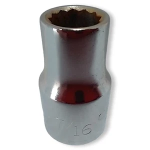 Craftsman V 47501 - 1/2" Drive - 7/16" 12 Pt. Socket - Imagen 1 de 7
