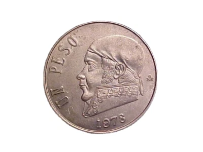 México 1978 1 peso KM# 460 - ¡Muy bonita moneda de coleccionista de alta calidad! -c2887xux Foto 1 de 2