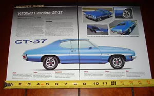 1970 - 1971 PONTIAC GT-37 ORIGINAL 2009 ARTICLE - Picture 1 of 3