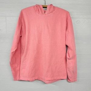 Comfort Colors Pink Blank Lightweight Hoodie Womens Size Medium - Picture 1 of 7