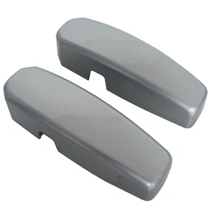 Zambezi Silver Windscreen/Bulkhead Support Bracket Covers Land Rover Defender - Picture 1 of 5