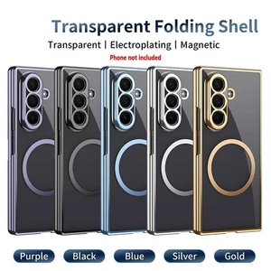Elegante Funda de Teléfono Plegable Transparente Antiamarillenta Adecuado para Samsung Fold7 - Imagen 1 de 11
