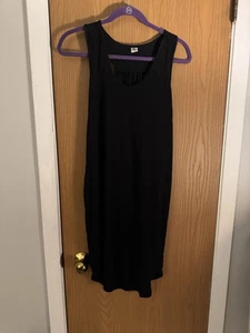 Old Navy Sequin Fitted Bling Party Club Sleeveless Tank Top Black Size Small - Picture 1 of 6