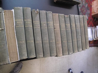 Charles Dickens HOUSEHOLD WORDS Journal 14 of the first 15 Volumes - London 1850 - Image 1 of 4