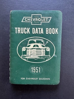 Libro de datos de camiones Chevrolet 1951/álbum de concesionarios para vendedores Chevrolet Foto 1 de 4