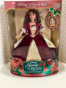 Holiday Belle Disney Die Schöne und das Biest Barbie Puppe 16710 Neu in OVP 1997 Vintage - Bild 1 von 10