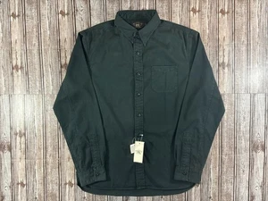 Camisa de Trabajo Doble RL RRL Ralph Lauren Prenda Teñida Sarga Talla M Nueva con Etiquetas Color Verde - Imagen 1 de 10