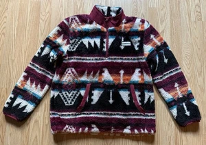 Damen Hooey Pullover Fleece Gr. M 1/4 Zip Aztec Southwestern Western - Bild 1 von 3