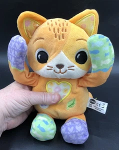 Vtech Peek a Boo Paws Plush Toy With Lights and Sounds 10” High Orange Cat - Picture 1 of 3