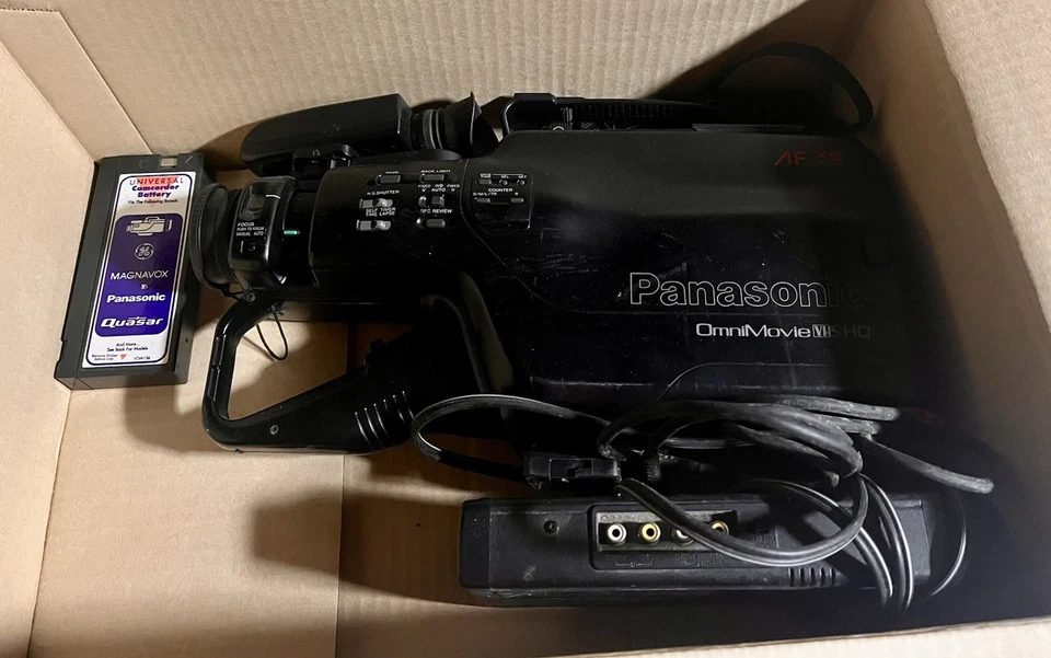 1990"s Panasonic Omnimovie VHS HQ AFx6 Video Camcorder - Image 1 of 1