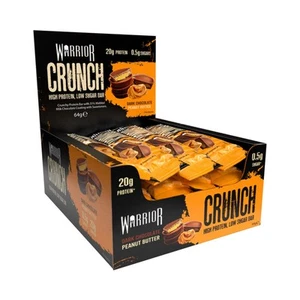 Warrior Crunch Bars 12 Pack β Meal Replacement β High Protein Low Sugar β BBE - Picture 1 of 33