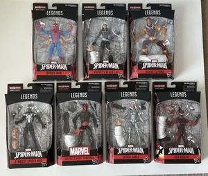 Juego de 7 BAF Kingpin de Marvel Legends, Night Trasher Red Goblin Silver Sable - Imagen 1 de 15